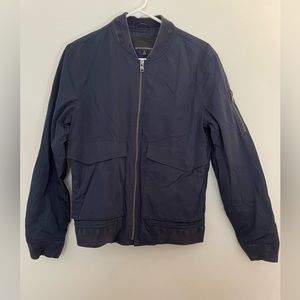 Mens Banana Republic Bomber Jacket. Blue. Size Small